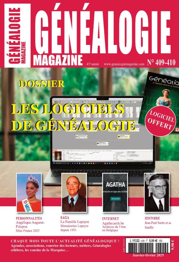 Généalogie Magazine N° 409-410 – Version Numérique